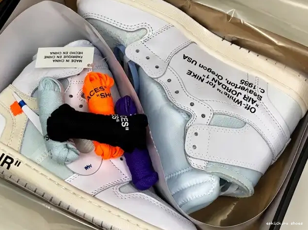 Cheap Jordan Off-White 1 High Air AQ0818-100 White Retro 0513